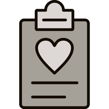 Aşk simgesinin vektör illüstrasyonu