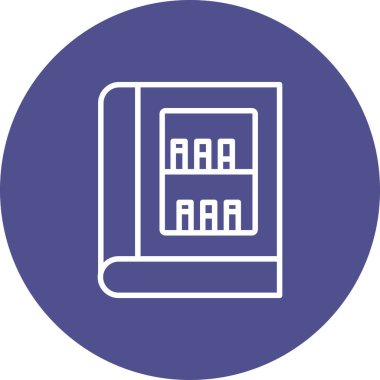 Modern eğitim ikonunun vektör illüstrasyonu