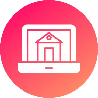 Ev simgesi vektör illüstrasyonu