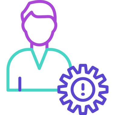 Vites gösteriminin vektör çizimi simgesi