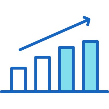 grafik vektör renk çizgisi simgesi