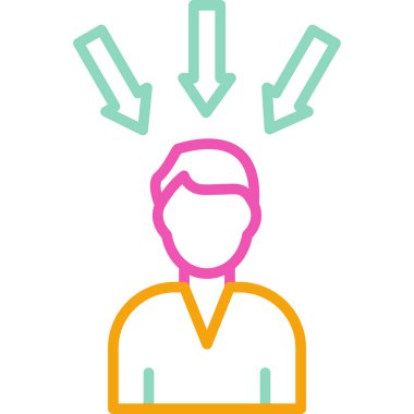 Bir iş adamının vektör çizimi