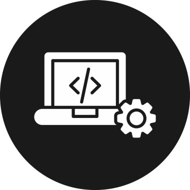 web development. web icon simple illustration