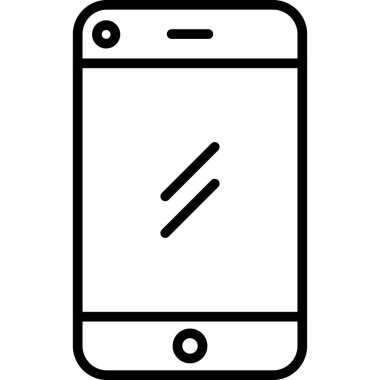 - Telefon. Web simgesi basit illüstrasyon