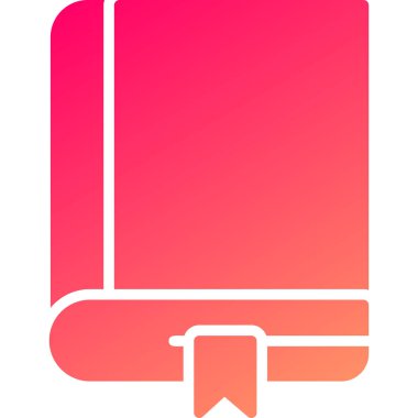 Kitap. Web simgesi basit illüstrasyon