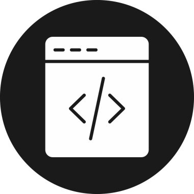 Web simgesi vektör illüstrasyonu