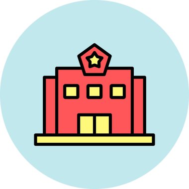 Bina simgesi. vektör tasarımı