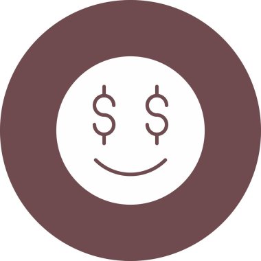 Para için. Web simgesi basit tasarım