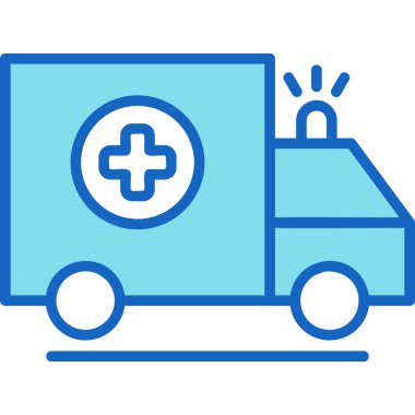 Ambülans arabası tıbbî simgesi