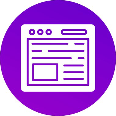 vektör lcd simgesi illüstrasyonu