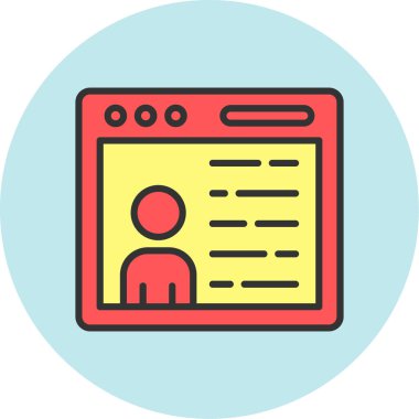 Bir adamla birlikte bir belgenin vektör illüstrasyonu