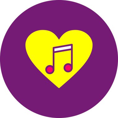 vektör müzik Not simgesi