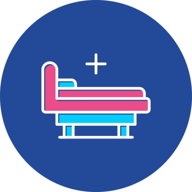 kanepe ikonu vektör illüstrasyonu