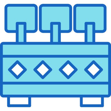 Kutu. Web simgesi basit illüstrasyon