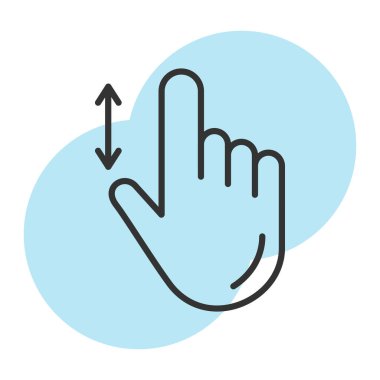 el imleci izole edilmiş simge