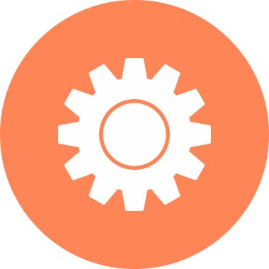 dişli simgesi vektör illüstrasyonu