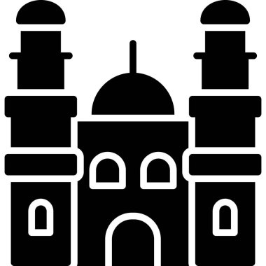 cami simgesi vektör illüstrasyon tasarımı