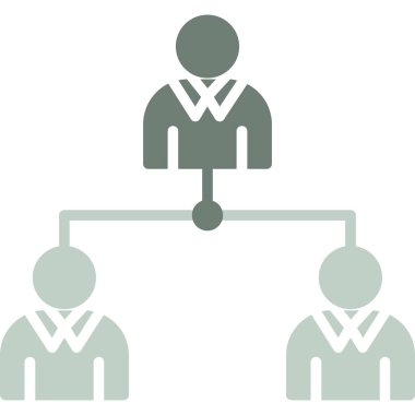 İş adamı ikonu. vektör illüstrasyonu