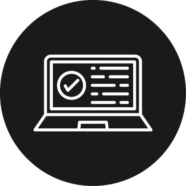 kontrol listesi simgesi vektör illüstrasyonu