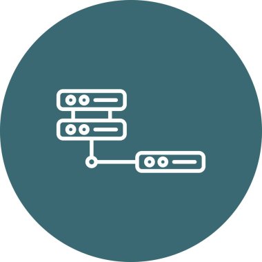 vektör ağ simgesi çizimi