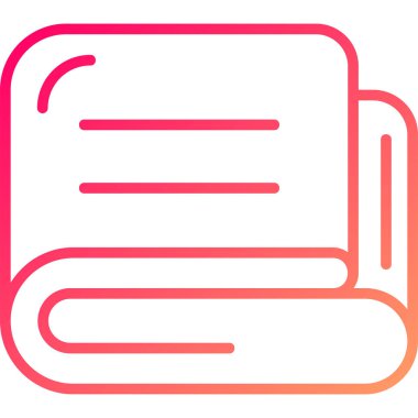 kitap simgesi modern vektör illüstrasyonu