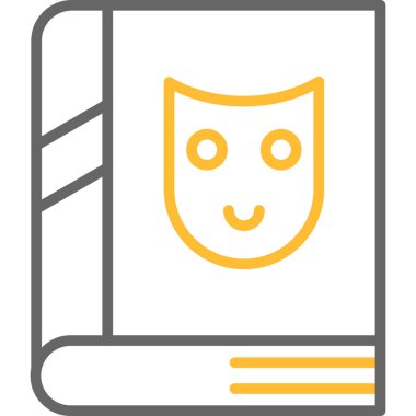 maske simgesi vektör illüstrasyonu