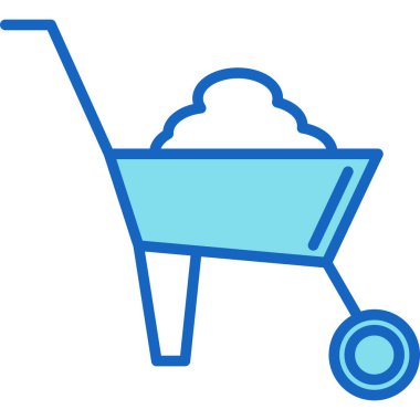 Şeffaf bir arkaplanda taşıyıcı çizimi. Birinci kalite semboller. Konsept ve grafik tasarım için ince çizgi simgesi.