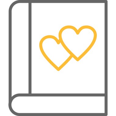 Kalp. Web simgesi basit tasarım