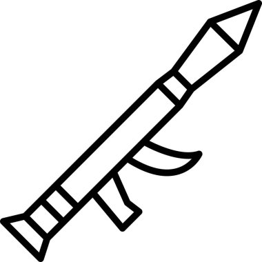 Kılıç simgesi. vektör illüstrasyonu