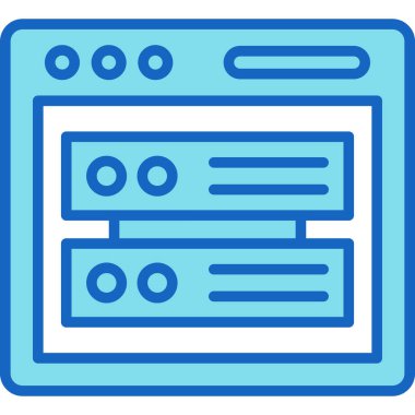 Tarayıcı web geliştirme simgesi - taslak biçimi