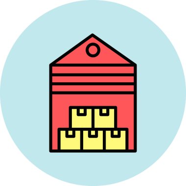 Bina evi. Basit simge