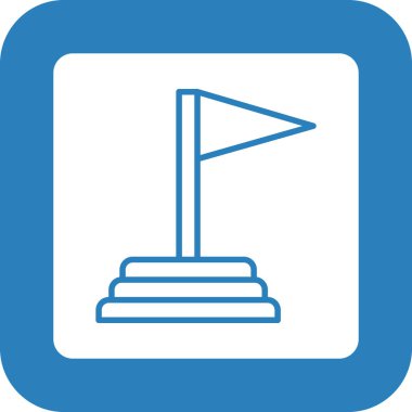 bayrak vektör simgesi