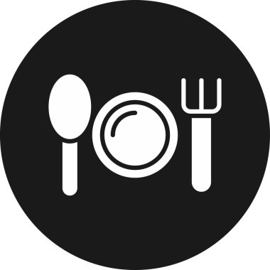 Gıda simgesinin vektör illüstrasyonu