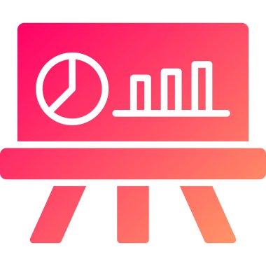 Çizelge. Web simgesi basit illüstrasyon