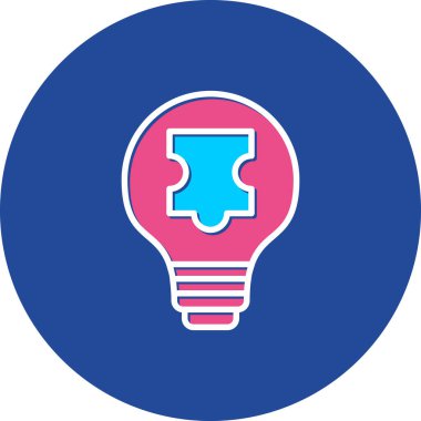 bulb vector glyph icon design