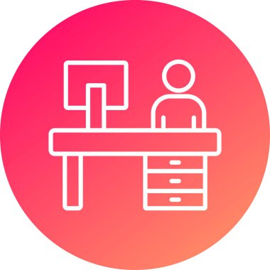 Seo simgesinin vektör illüstrasyonu