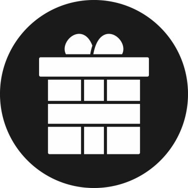 Hediye. Web simgesi basit illüstrasyon