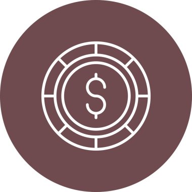 Sikke Simgesi vektör illüstrasyonu