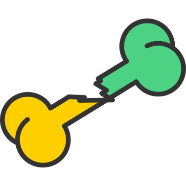 boya fırçası ikonu. dış hat boya fırçası vektör simgesi rengi düz izole