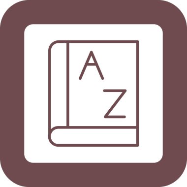 kitap simgesi, vektör illüstrasyonu