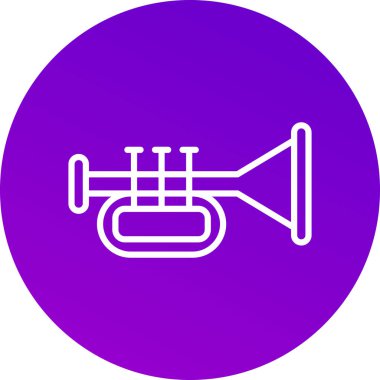 Trompet simgesi illüstrasyonu