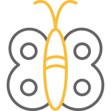 vektör kelebek ağ simgesi