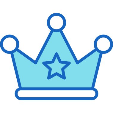 Taç. Web simgesi basit tasarım