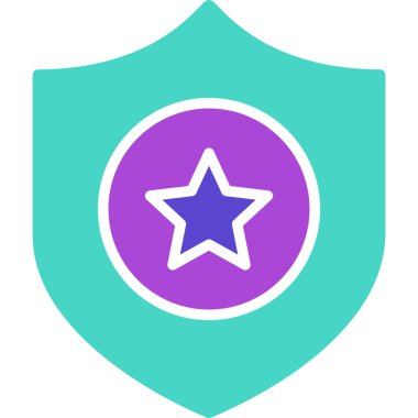 Rozet. Web simgesi basit tasarım