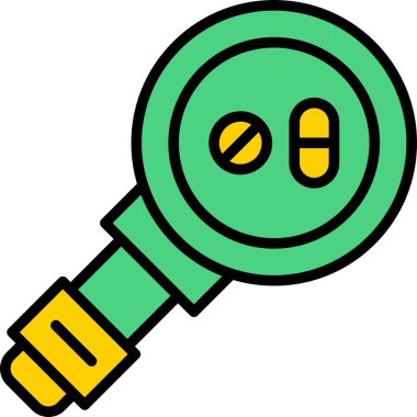 arama cam ikonu vektör illüstrasyonu