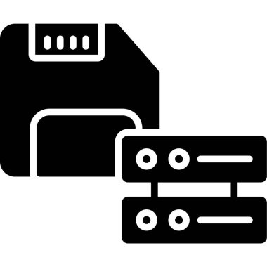 Bir bilgisayar simgesinin vektör illüstrasyonu