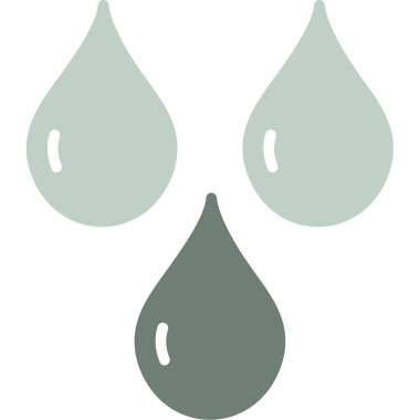 Su damlası. Web simgesi basit tasarım