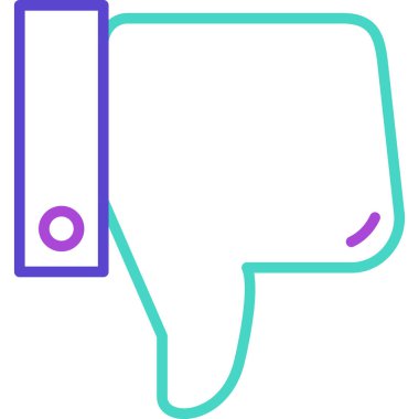 Eğil. Web simgesi basit illüstrasyon