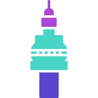 Bina. Web simgesi basit illüstrasyon