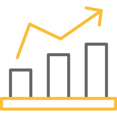 grafik ikonu vektör illüstrasyonu